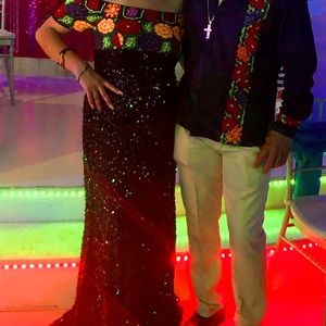 Beautiful Mexican dress and shirt